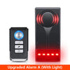 Awapow Wireless Vibration Bike Alarm With Remote Control Anti-Theft Door And Window Alarm 110dB Loud Home Bicycle Security