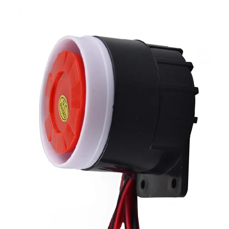Loud Siren Alarm Indoor 120dB Wired Home Security Alarm Anti-Theft For Family Elevator ATM DC 12V ABS Material