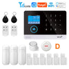 Wireless Security-Protection WiFi+GSM/4G&2G Smart Home&Tuya App Alexa Home Security Alarm System 433Mhz Remote Operation