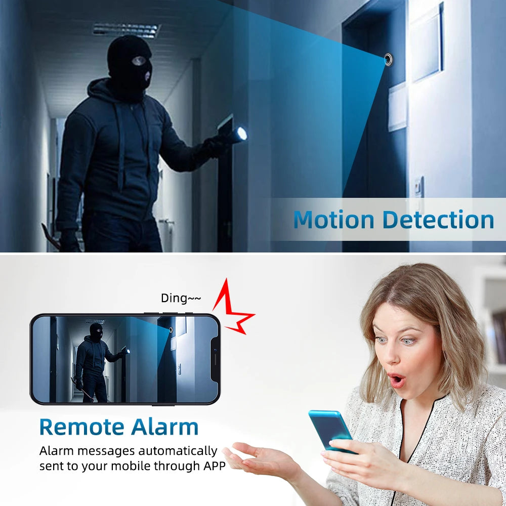 Sectyme Tuya Smart Home Digital Door Peepholes WiFi 1080P Doorbell Camera