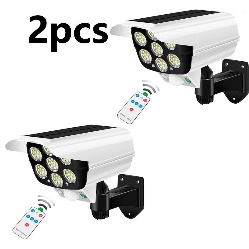 Solar Street Lights Outdoor Waterproof Security Motion Sensor LED Lamp with 3 Lighting Mode Solar Lights for Garden Path Decor