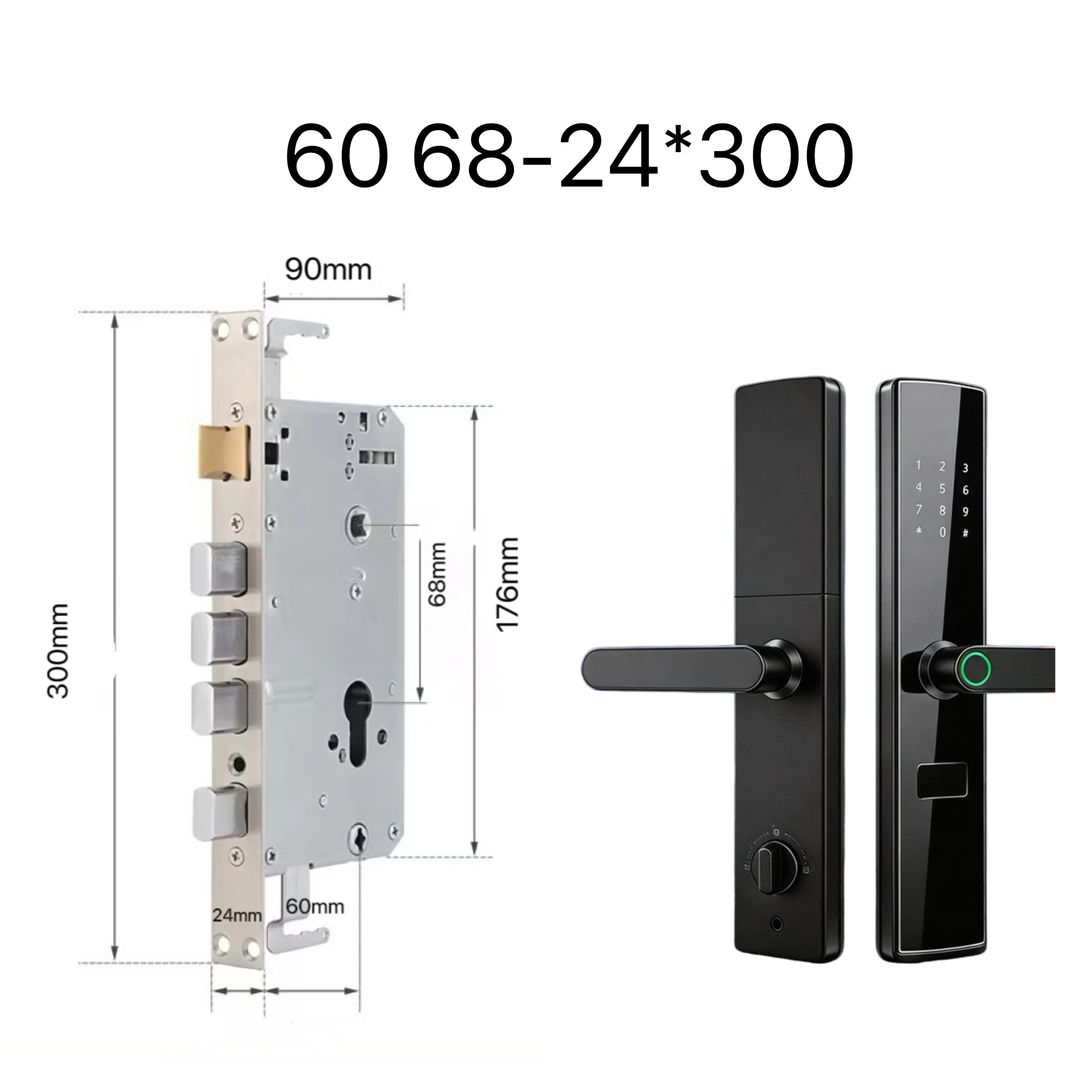 Smart Door Lock No Fingerprint