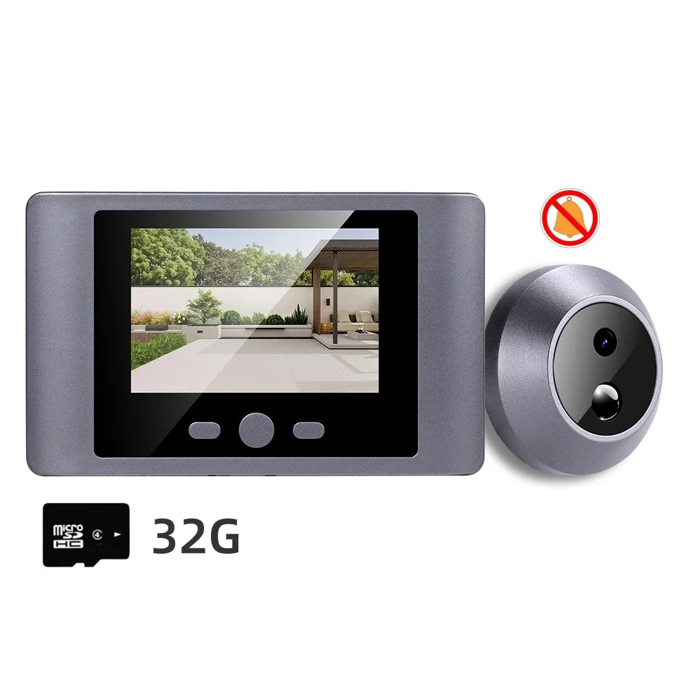 720P Smart Home Security Peephole Video Doorbell