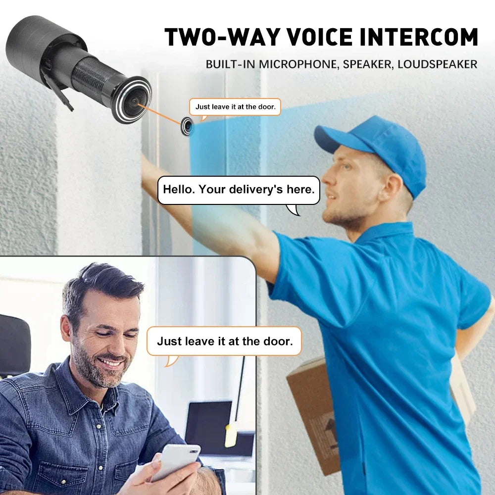 1080P HD Peephole Door Wifi Camera