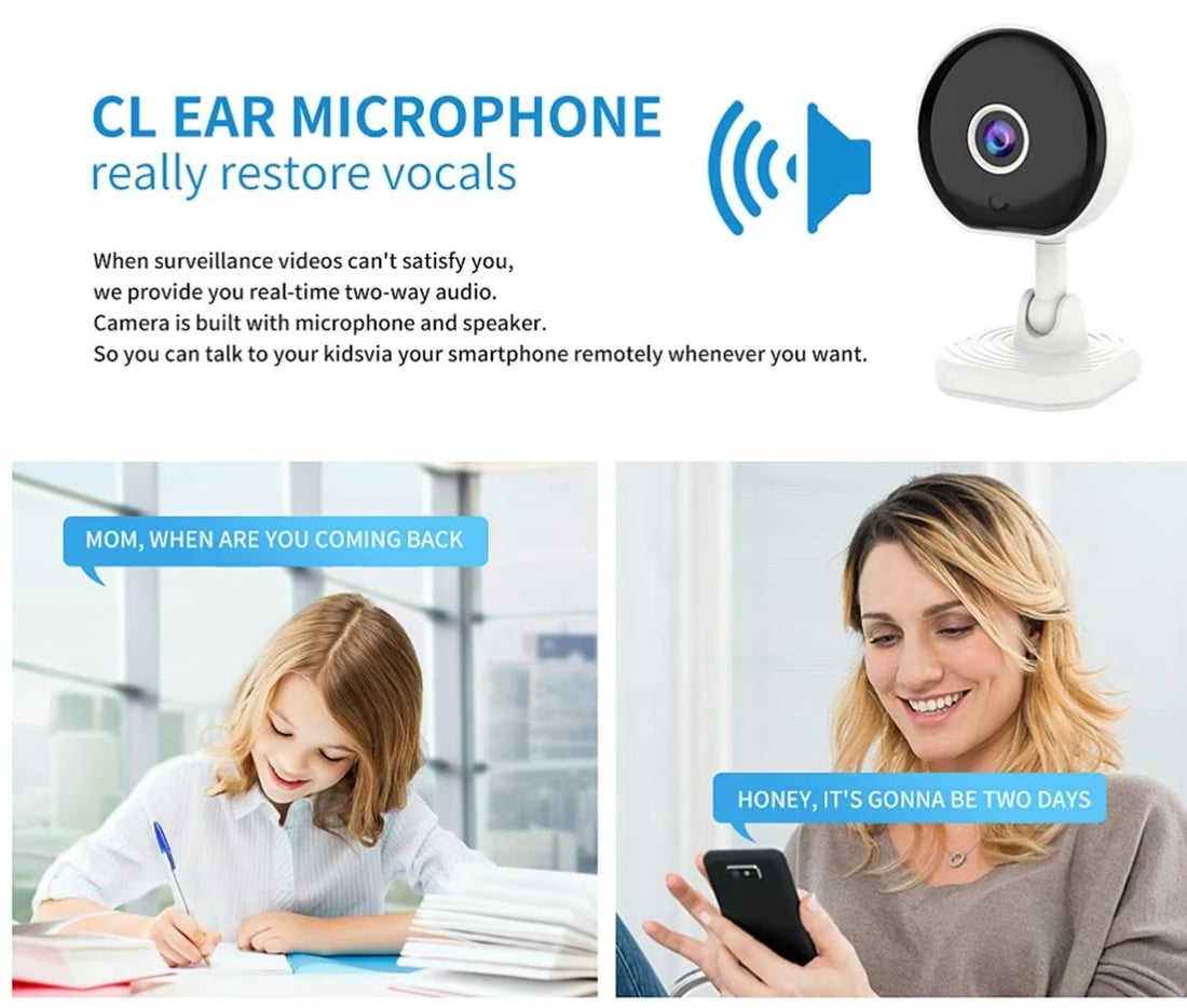 High-quality appearance-level  surveillance camera, indoor security camera, Wi-Fi surveillance camera with motion detect