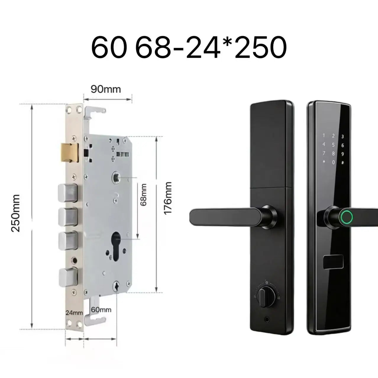 Smart Door Lock No Fingerprint