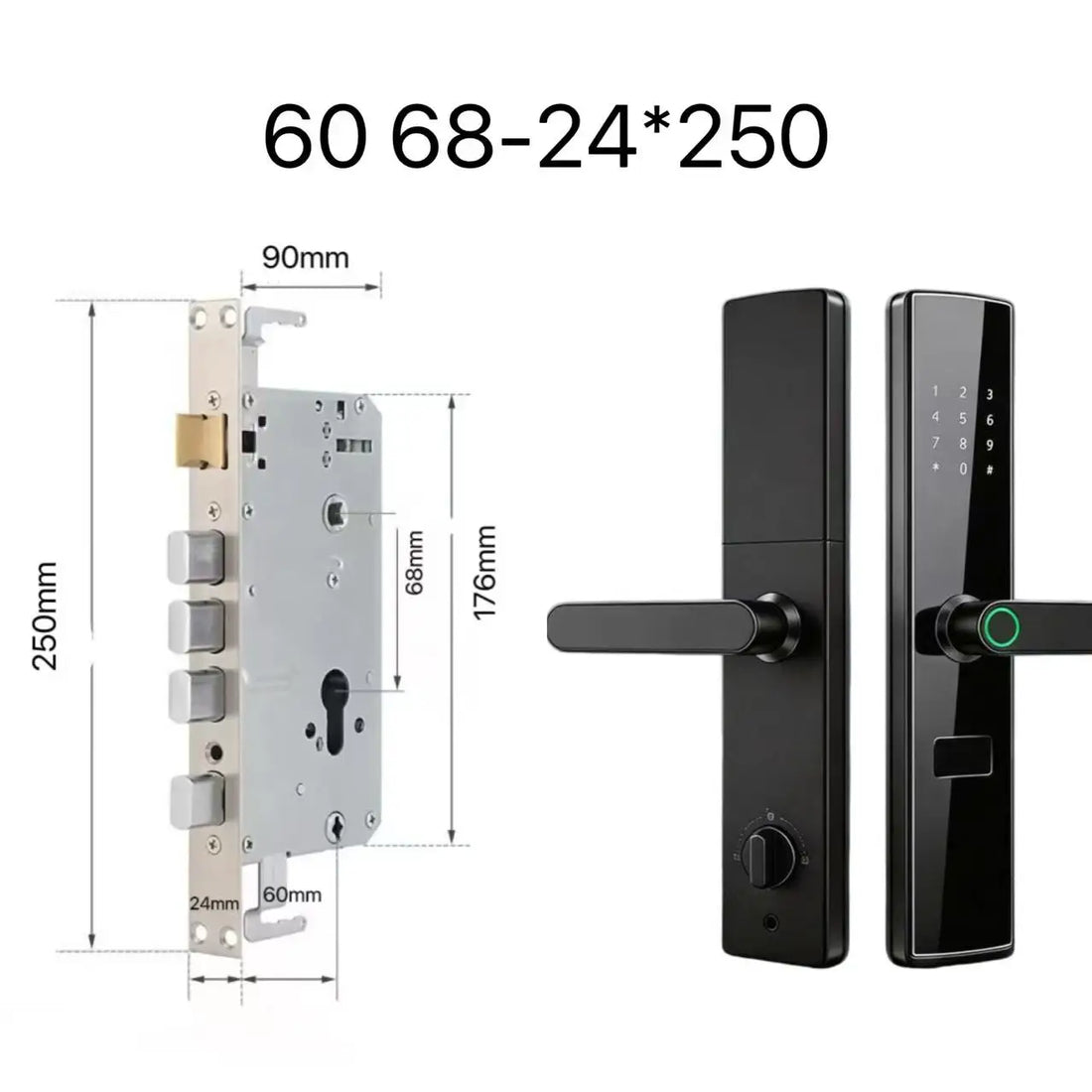 Smart Door Lock No Fingerprint