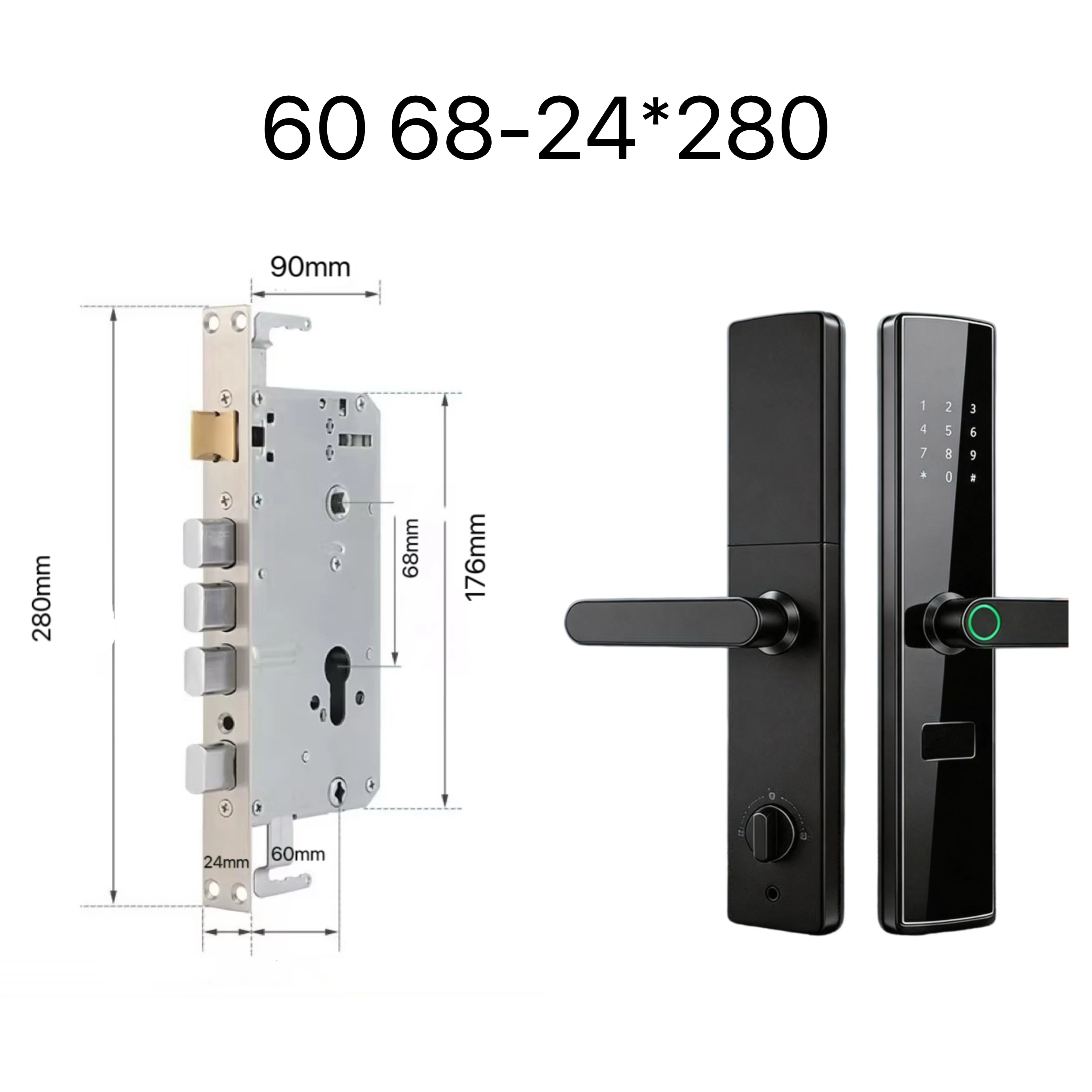 Smart Door Lock No Fingerprint