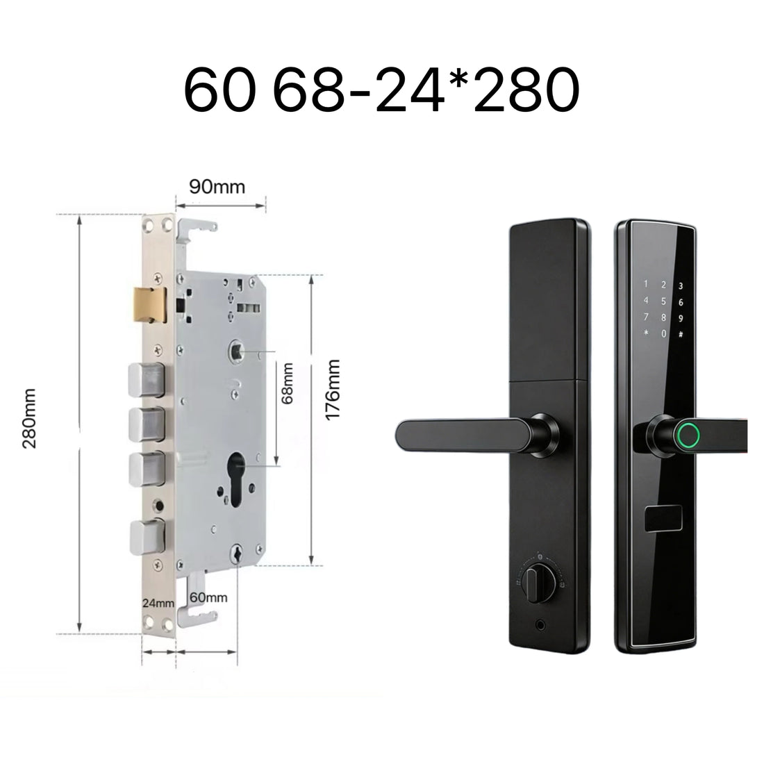 Smart Door Lock No Fingerprint