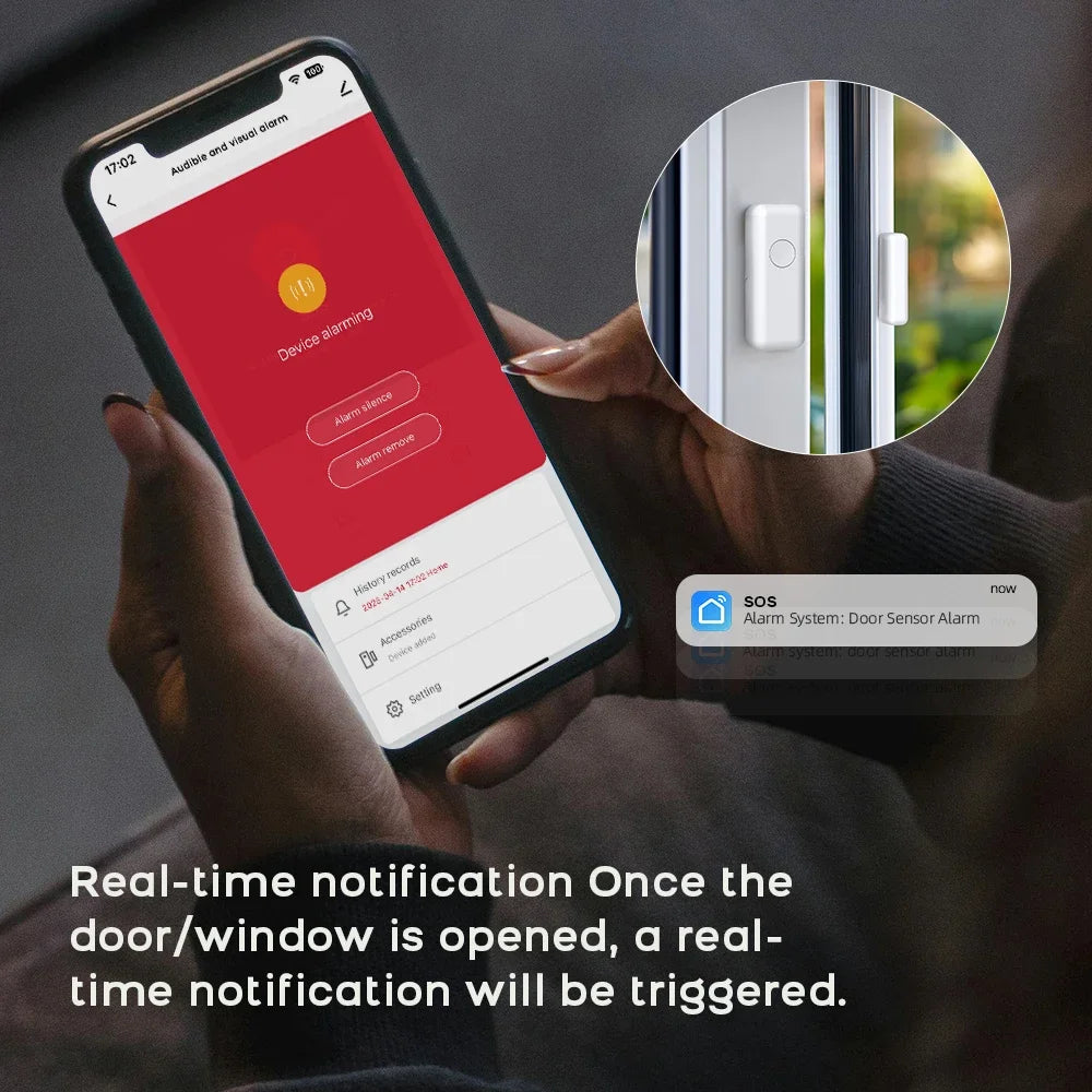 PG-103 Home Security Alarm System Wifi GSM Alarm Intercom Remote Control Autodial 433MHz Detectors IOS Android Tuya APP Control